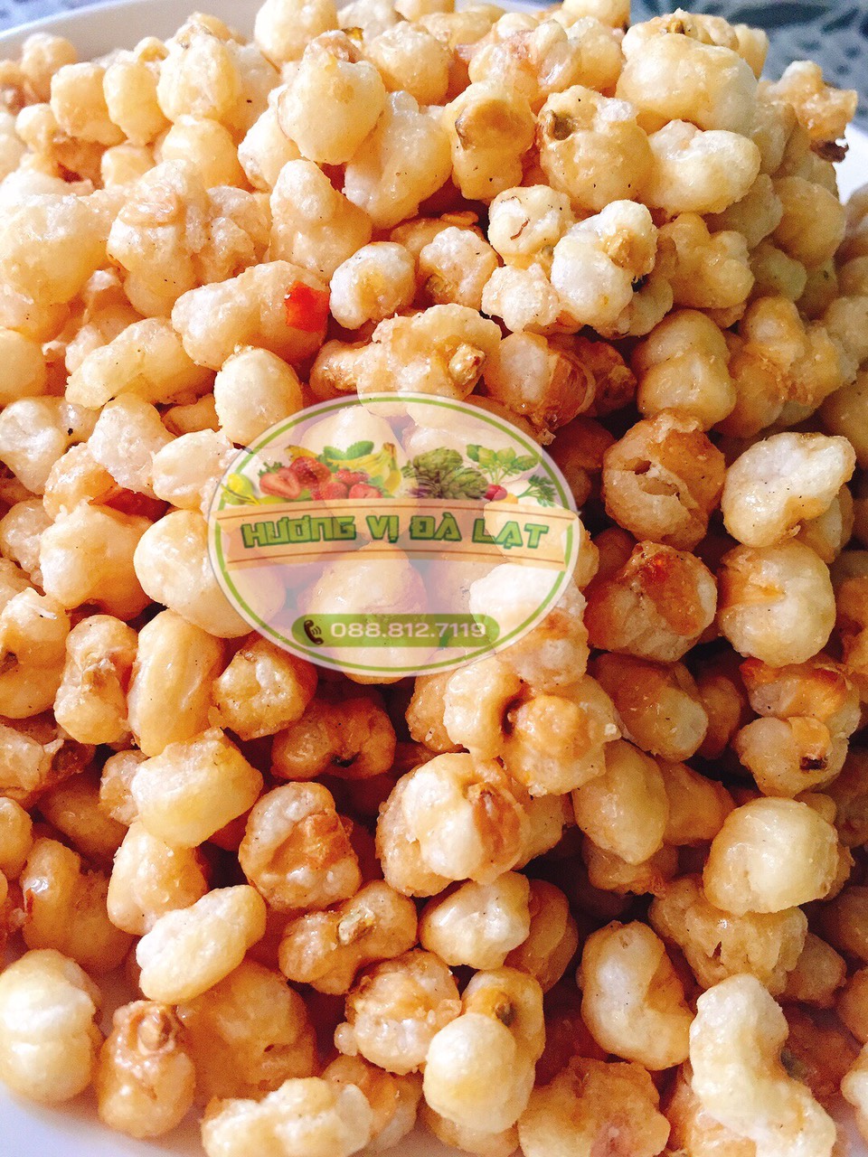 200g bắp sấy tỏi ớt siêu ngon - đặc sản đà lạt