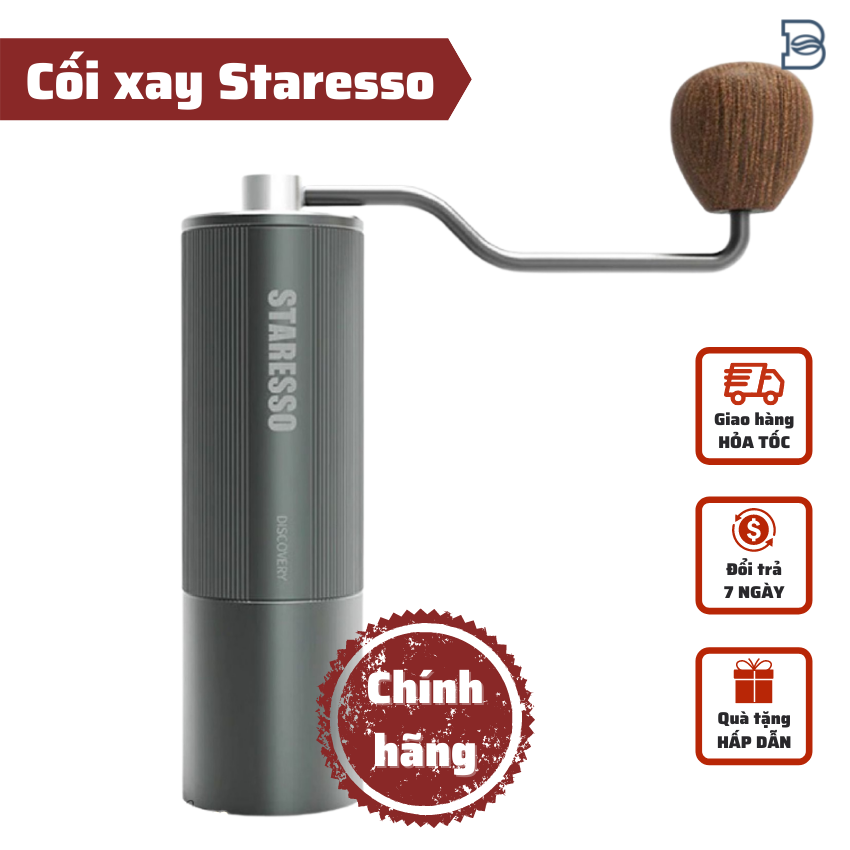 BẢO HÀNH 1 NĂM Cối xay cà phê mini chính hãng Staresso cao cấp nhỏ gọn mức độ xay pha cà phê nguyên chất mang du lịch - Big Dream Coffee