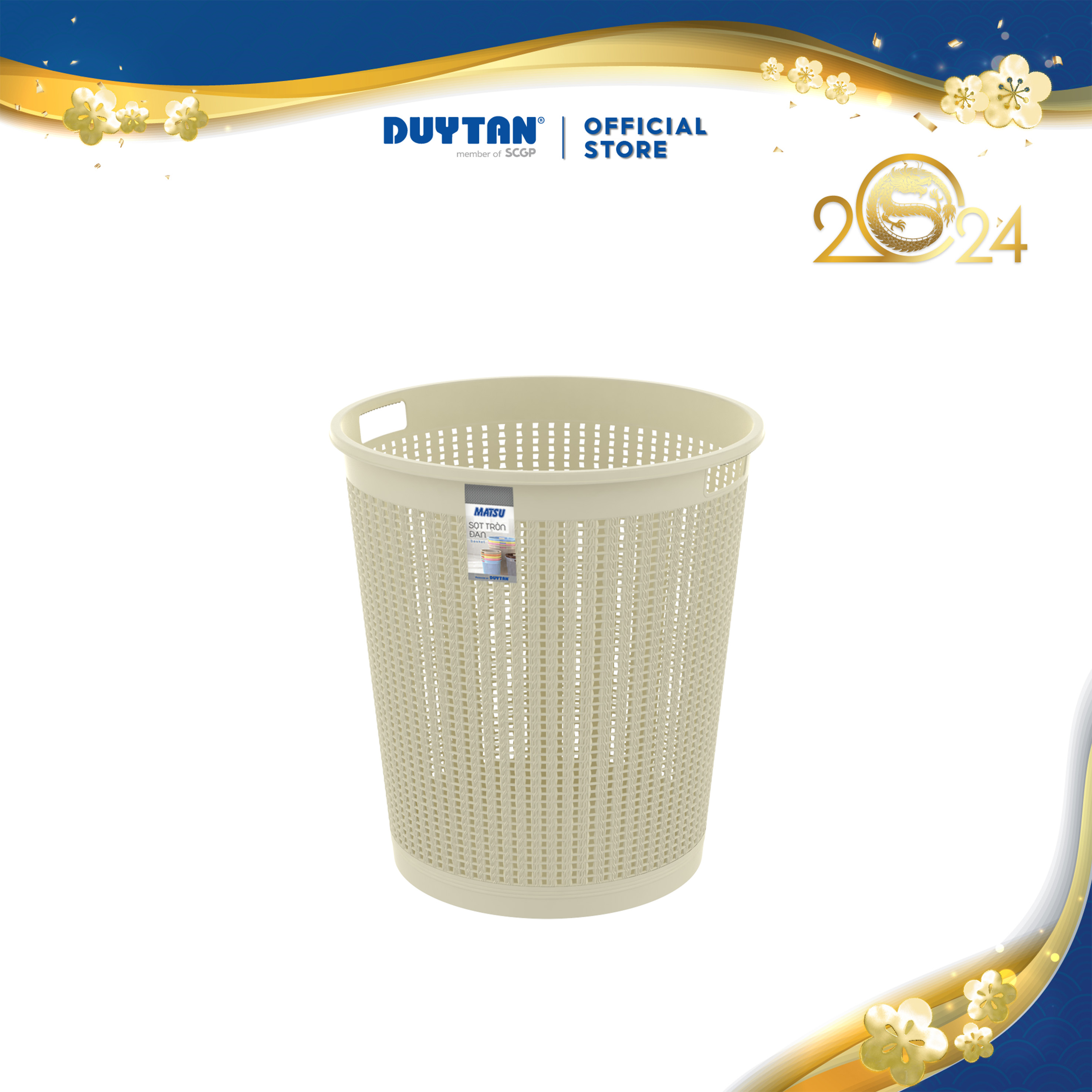 Sọt tròn đan duy tân size nhỏ - trung - lớn - đại đựng đồ dùng tiện ích