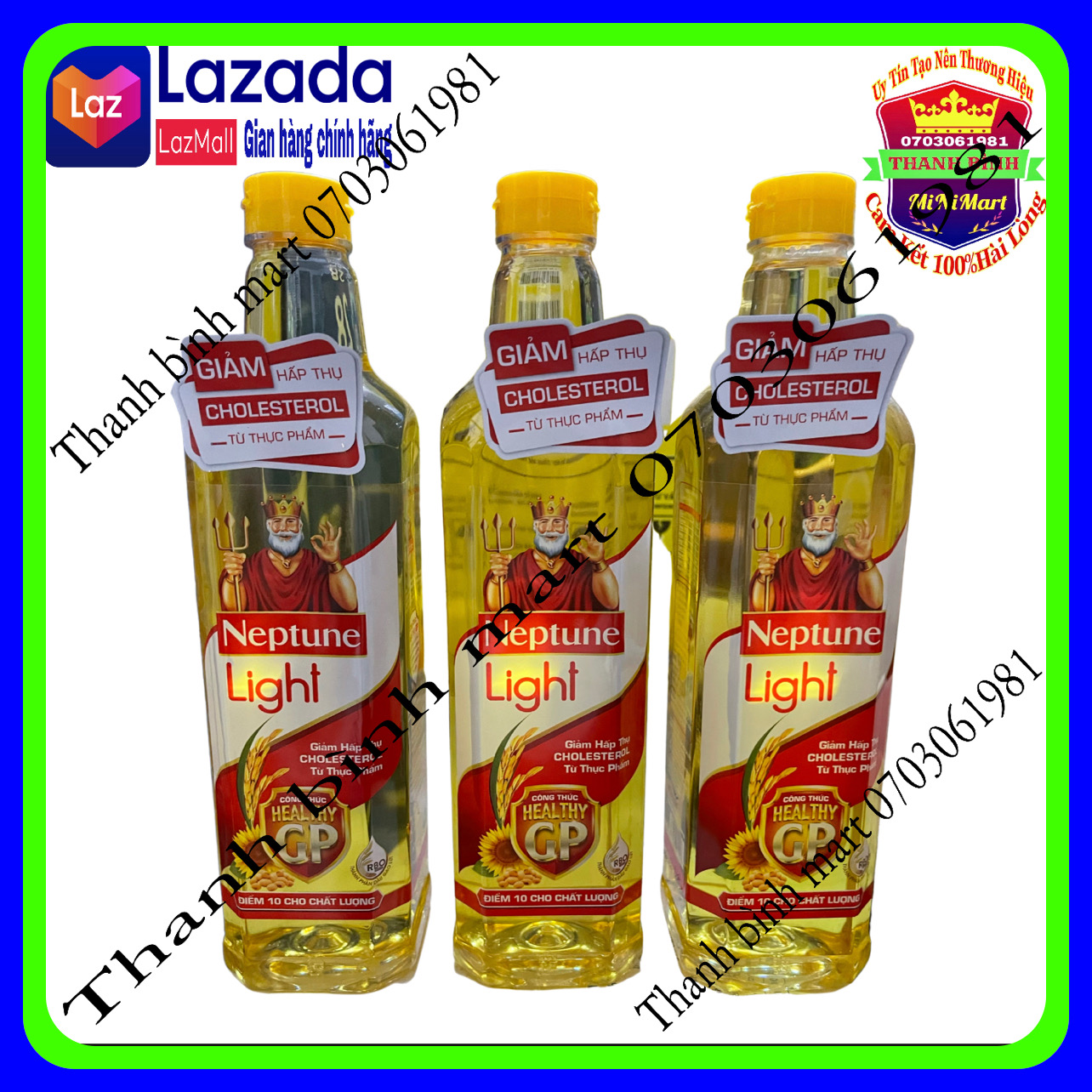 Dầu ăn Neptune Light - Chai 1L