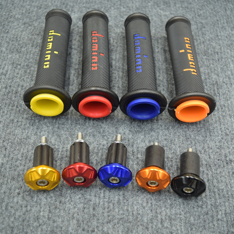 COMBO bao tay lái, bao tay nắm xe máy cao su êm ái và gù bông mai nhôm CNC (màu đen)