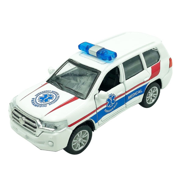 Xe Mô Hình Cứu Thương - LC36 - Mẫu 1 - Paramedic - Màu Trắng