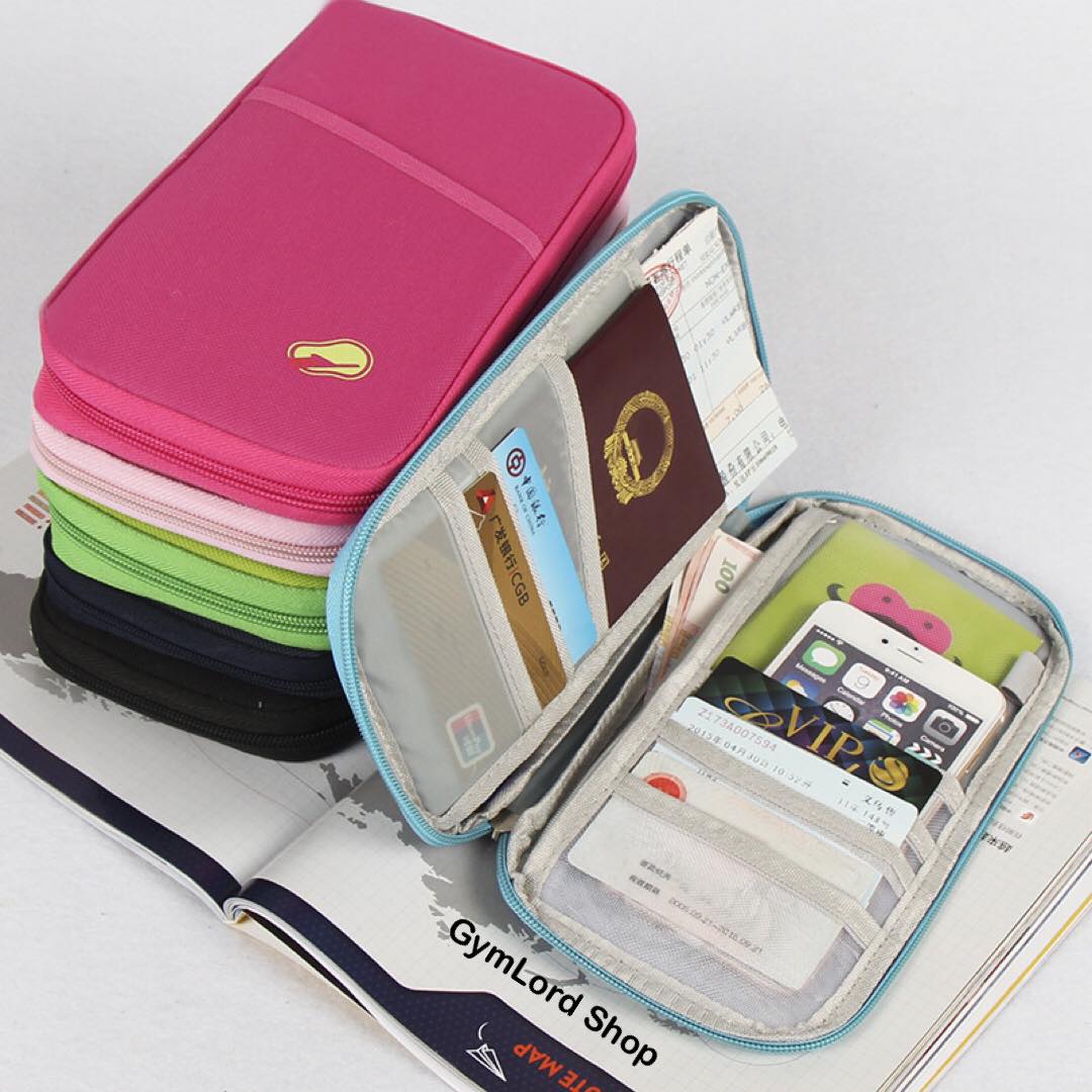 Ví đa năng đựng thẻ, namecard, hộ chiếu, cardvisit, tài liệu mini, nhỏ gọn, chống bụi, 8 ngăn thoải mái