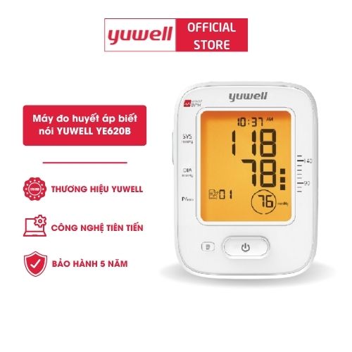 Máy đo huyết áp BIẾT NÓI Yuwell YE620B - Độ chính xác cao , có giọng nói