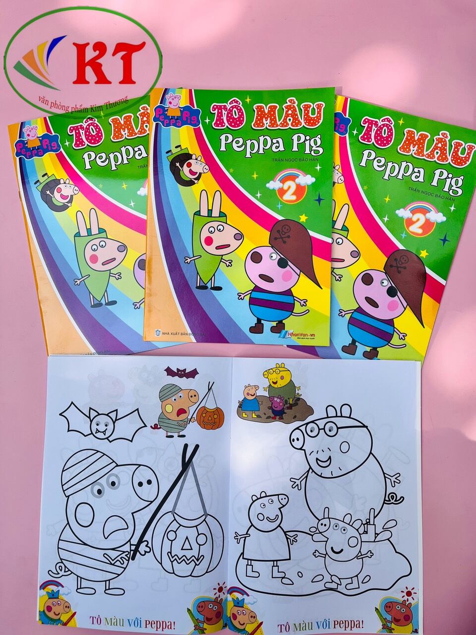 Download] Tranh tô màu vẽ heo Peppa dễ thương - Tranhtomau.vn