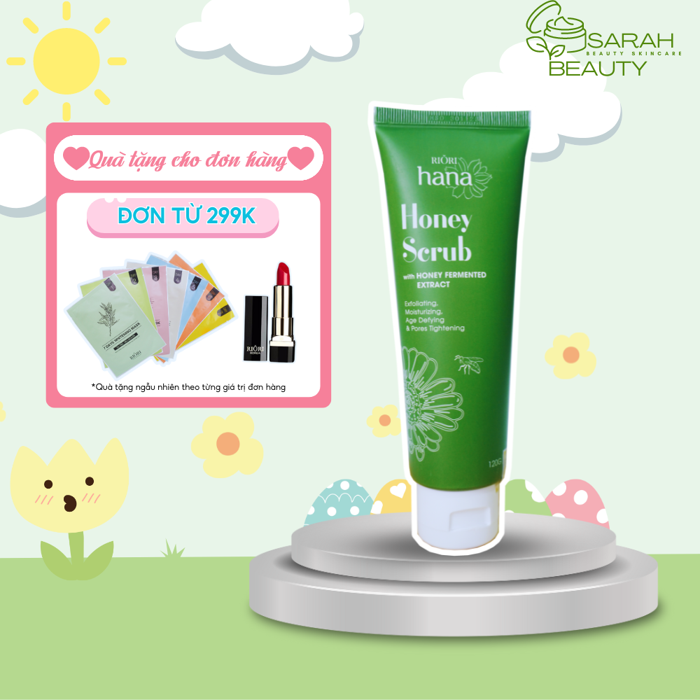 Tẩy tế bào chết mật ong riori honey scrub 120g
