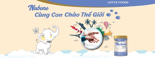 sữa nubone số 2 cho trẻ 1 đến 3 tuổi lotte foods hàn quốc