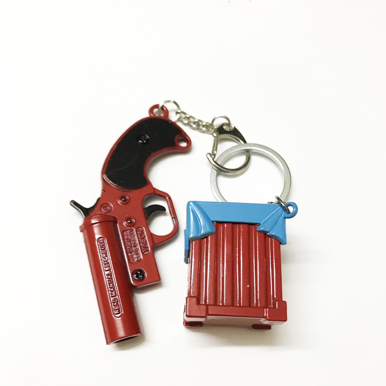 Combo Móc Khóa Gọi Thính + Hòm Thính PUBG (Sung Thính Size 9cm)