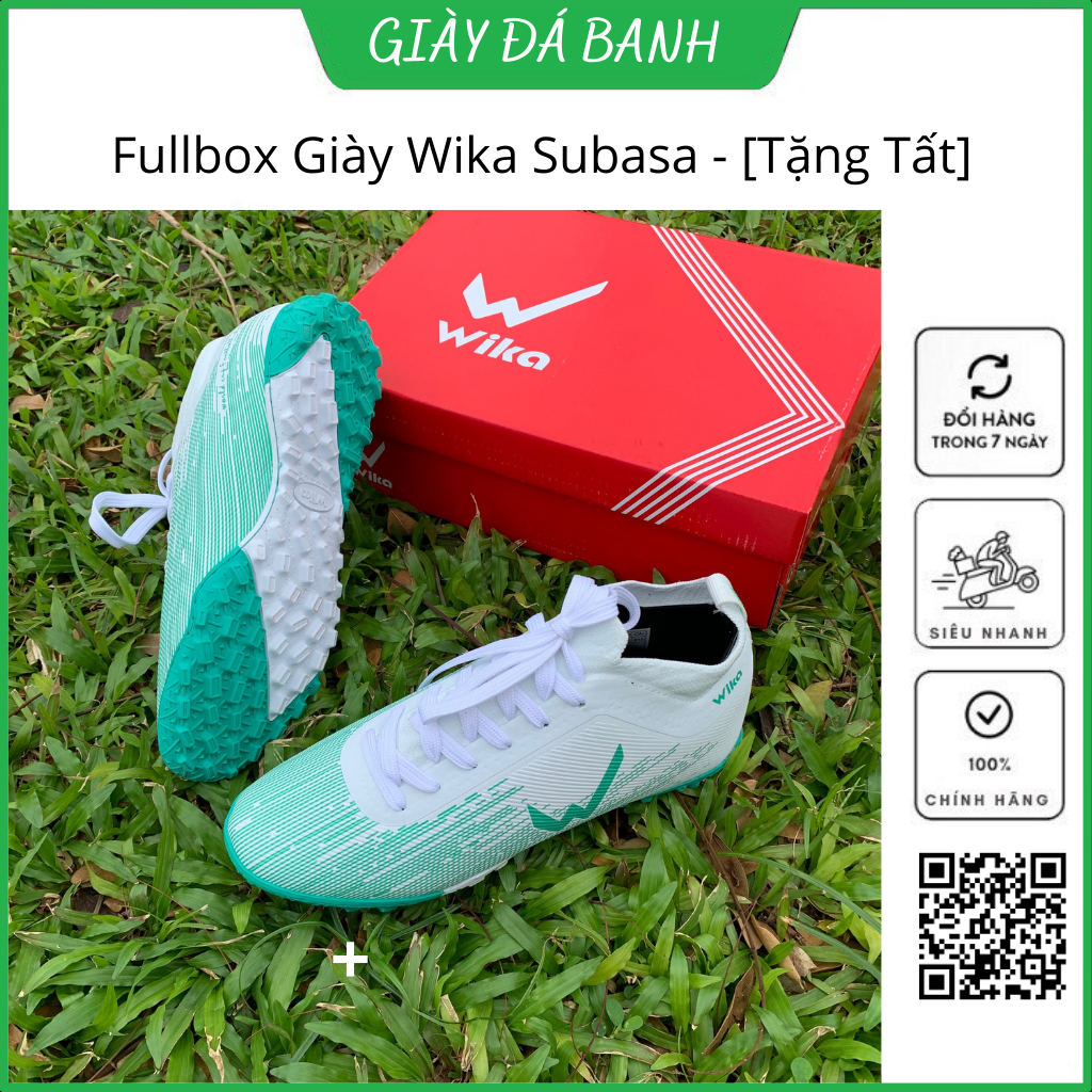 Fullbox Giày Bóng Đá Wika Subasa - Tặng Tất Dệt Kim