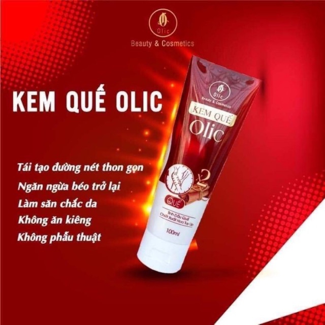 (Combo mua 5 tặng 2 kem tan mỡ Olic tặng 1 đai định hình eo) kem tan mỡ Olic