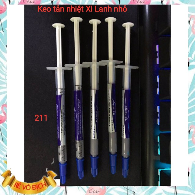 Keo tản nhiệt giá rẻ (Xả Kho) Keo Tản Nhiệt Làm Mát Cpu Loại Xi Lanh Nhỏ PK Gía Sỉ=Gía Lẻ