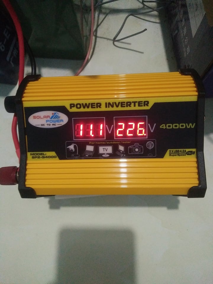 Bộ Kích Điện 4000W- Bộ Kích Điện 12V Lên 220V - 12v.