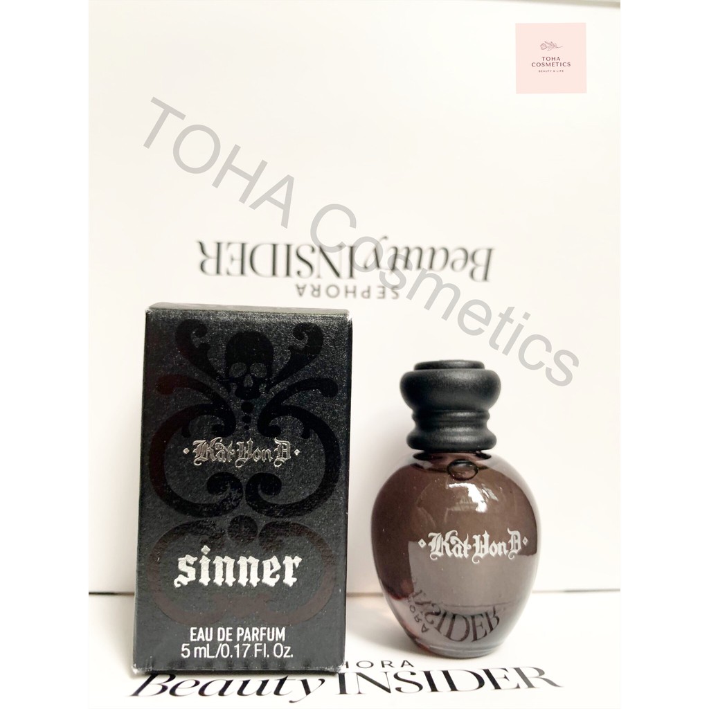 Nước hoa nữ kat von d sinner edp 5ml