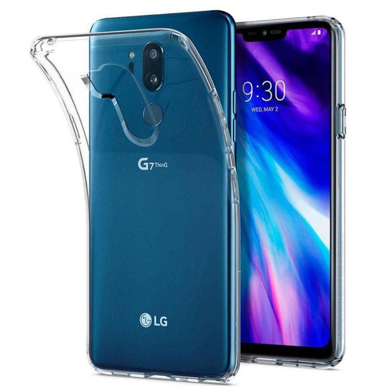 Ốp lưng silicon trong suốt cho lg g7 thinq, ốp lưng nhựa dẻo trong suốt cho các dòng máy lg