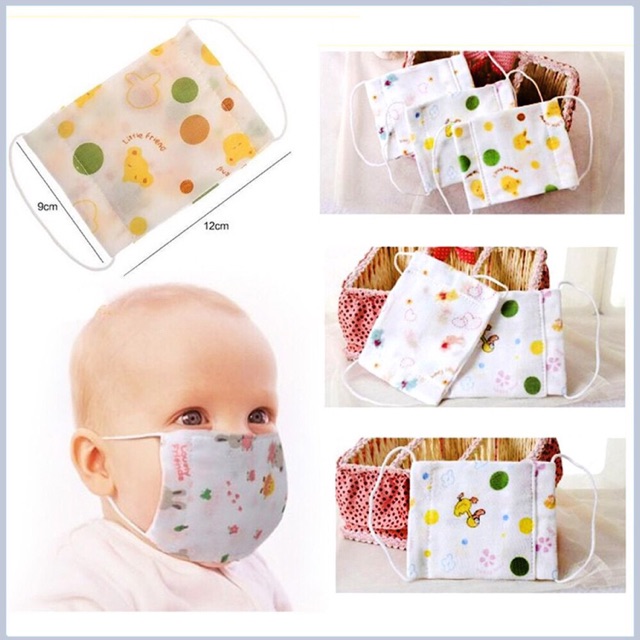 SET 2 Khẩu trang vải xô cho bé