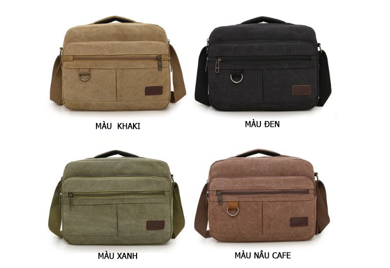 TÚI XÁCH VẢI BỐ SIZE 30X23X9CM NAM NỮ CHẤT VẢI CAO CẤP BỀN BỈ TÚI ĐEO CHÉO NAM NỮ CHỨA VÍ TÀI LIỆU ĐIỆN THOẠI