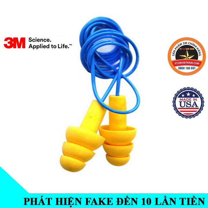 Nút bịt tai chống ồn 3m ultrafit 340-4004 Chính hãng Hà Nội