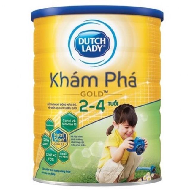 Sữa bột Dutch Lady Khám phá Gold 900g ( 2-4 Tuổi )