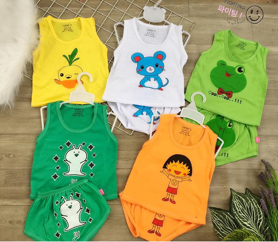 Sét 5 bộ chíp màu con chuột túi đáng yêu ( TẶNG VÒNG DÂU TẰM CHO BÉ )