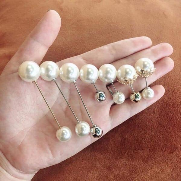Set 7 trâm cài tóc - cài áo sang chảnh