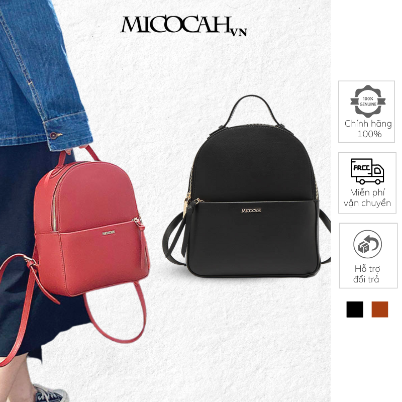 Balo nữ mini đơn giản trẻ trung micocah fsd354 m284 - micocahvn