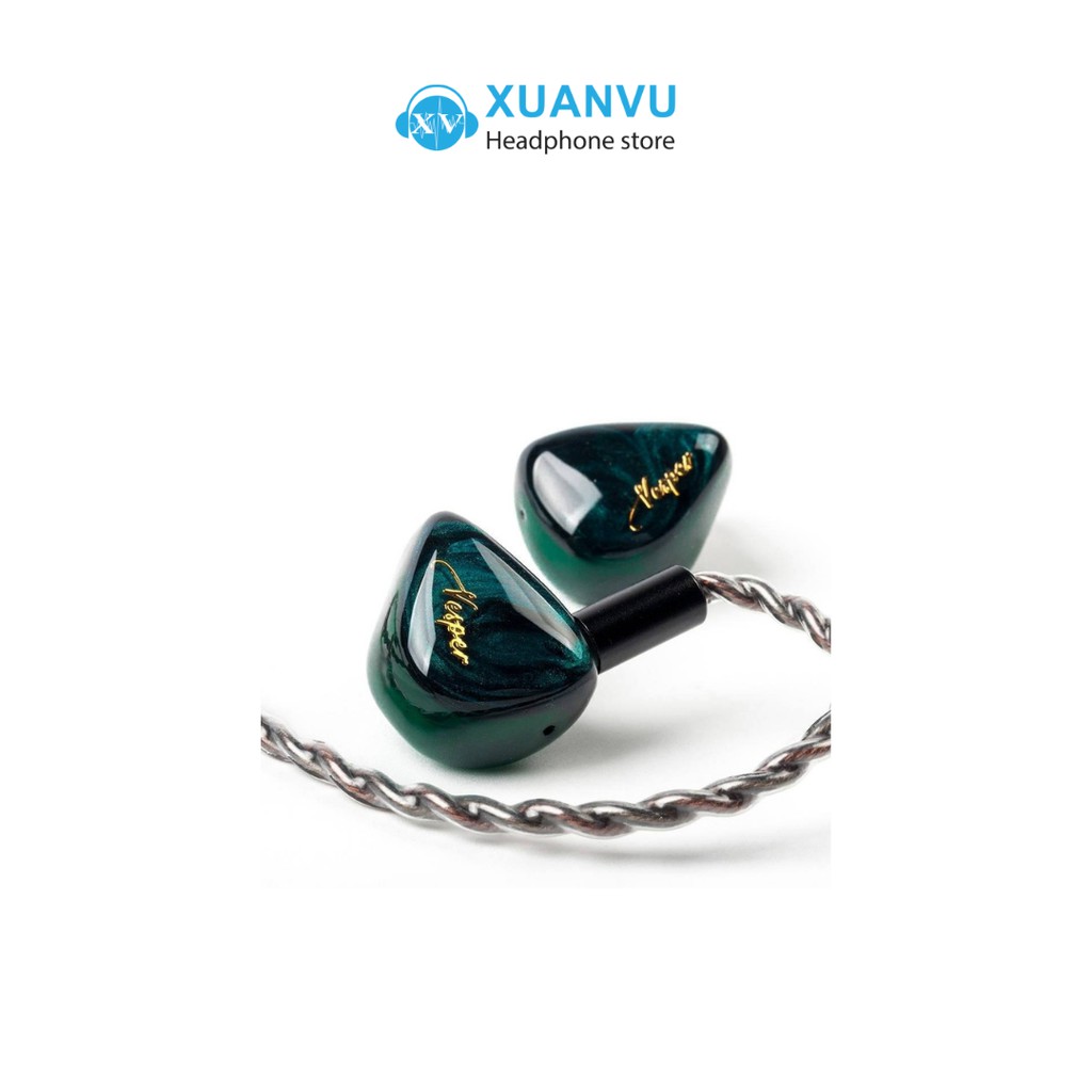 Tai nghe qoa vesper - 1 dynamic + 1 ba, 2 pin 0.78mm, âm thanh chi tiết