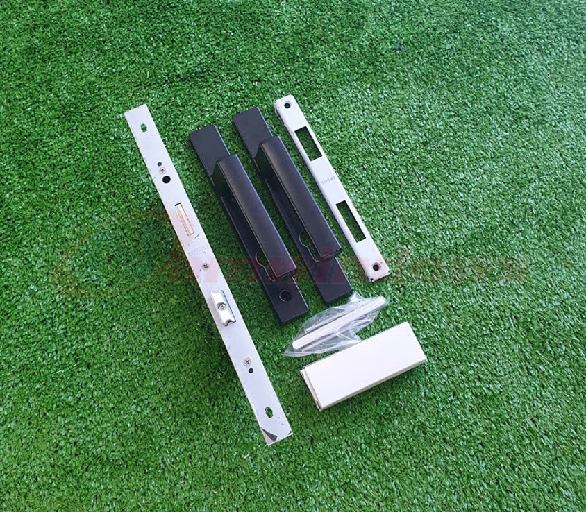 Khoá tay gạt cửa nhôm Kinlong đơn điểm lắp hệ Xingfa
