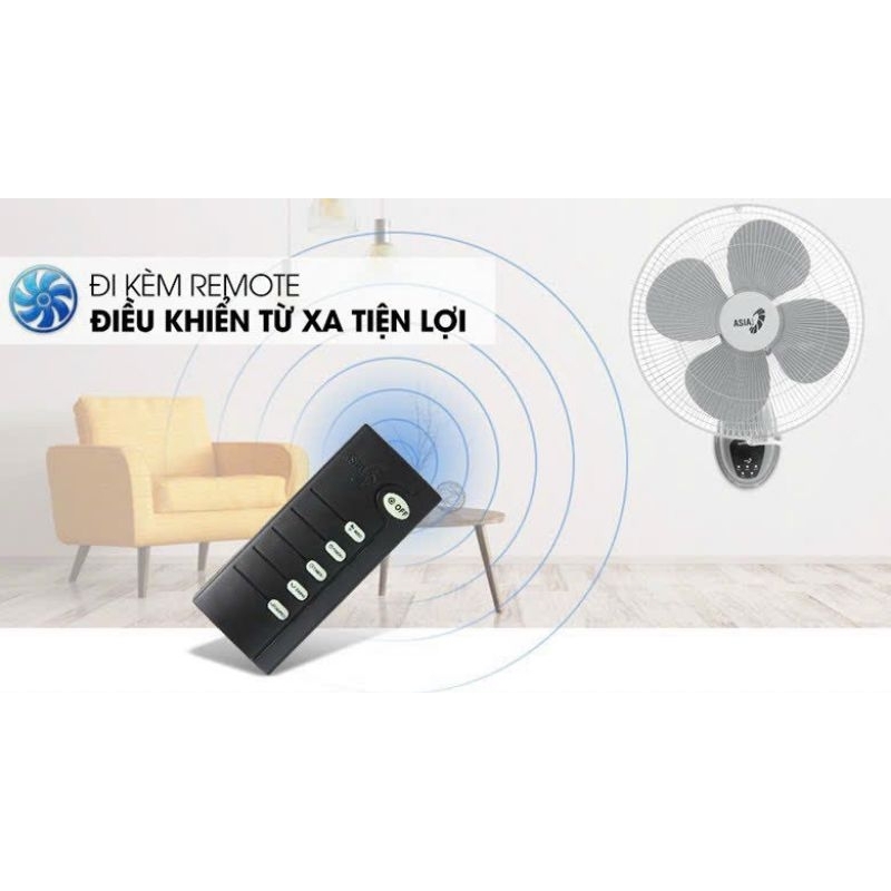 Remote x16002 điều khiển quạt trần đảo asia x16002