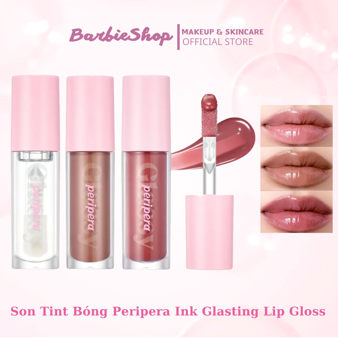 Son Tint Bóng Thuần Chay Peripera Ink Glasting Lip Gloss 4.5ml 01 - 02 - 03