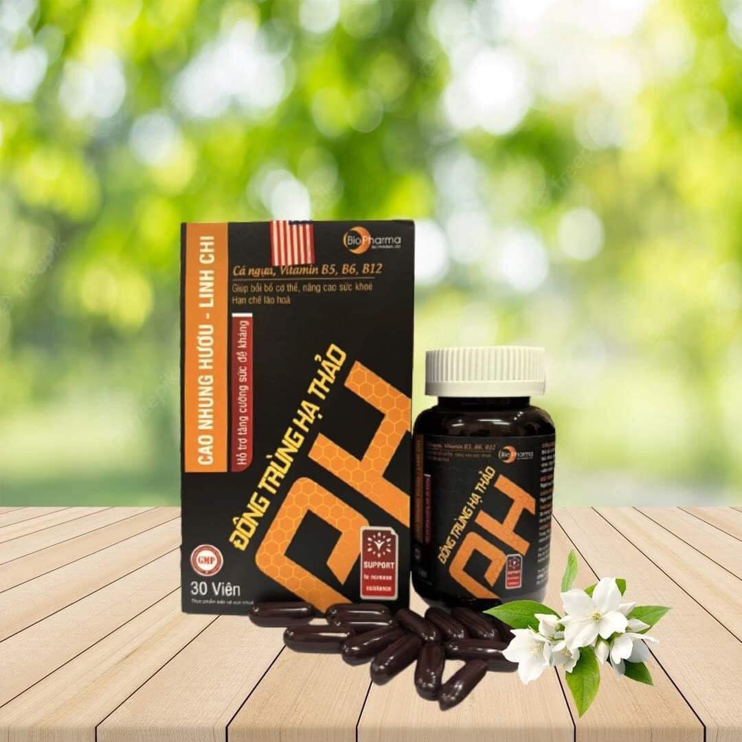 Viên nang đông trùng hạ thảo cao nhung hươu - linh chi