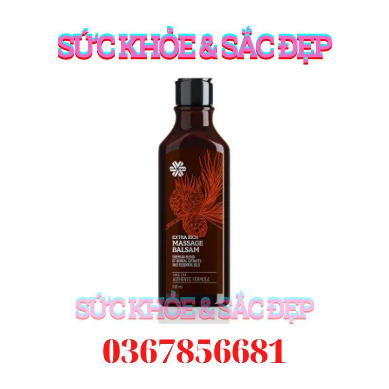 Dầu Siberian Balsam - Dầu thơm Siberian Pure Herbs Collection Extra Rich Massage Balsam - 250ml – Date T8/2022