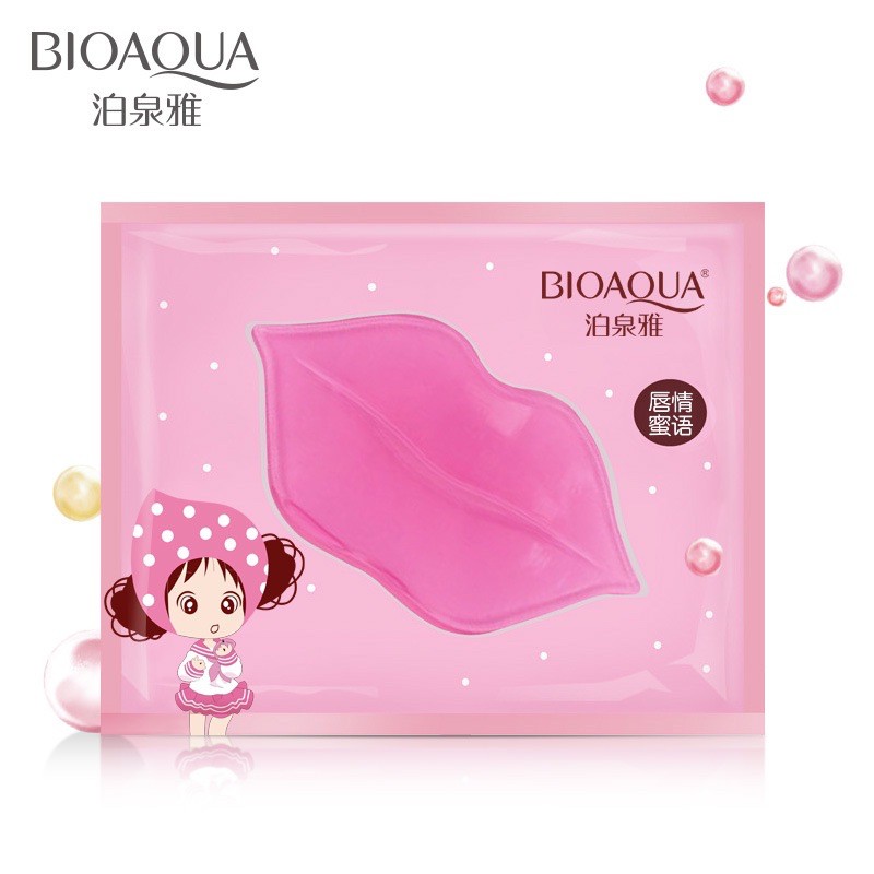 Mặt nạ dưỡng ẩm môi bioaqua lẻ 1 miếng