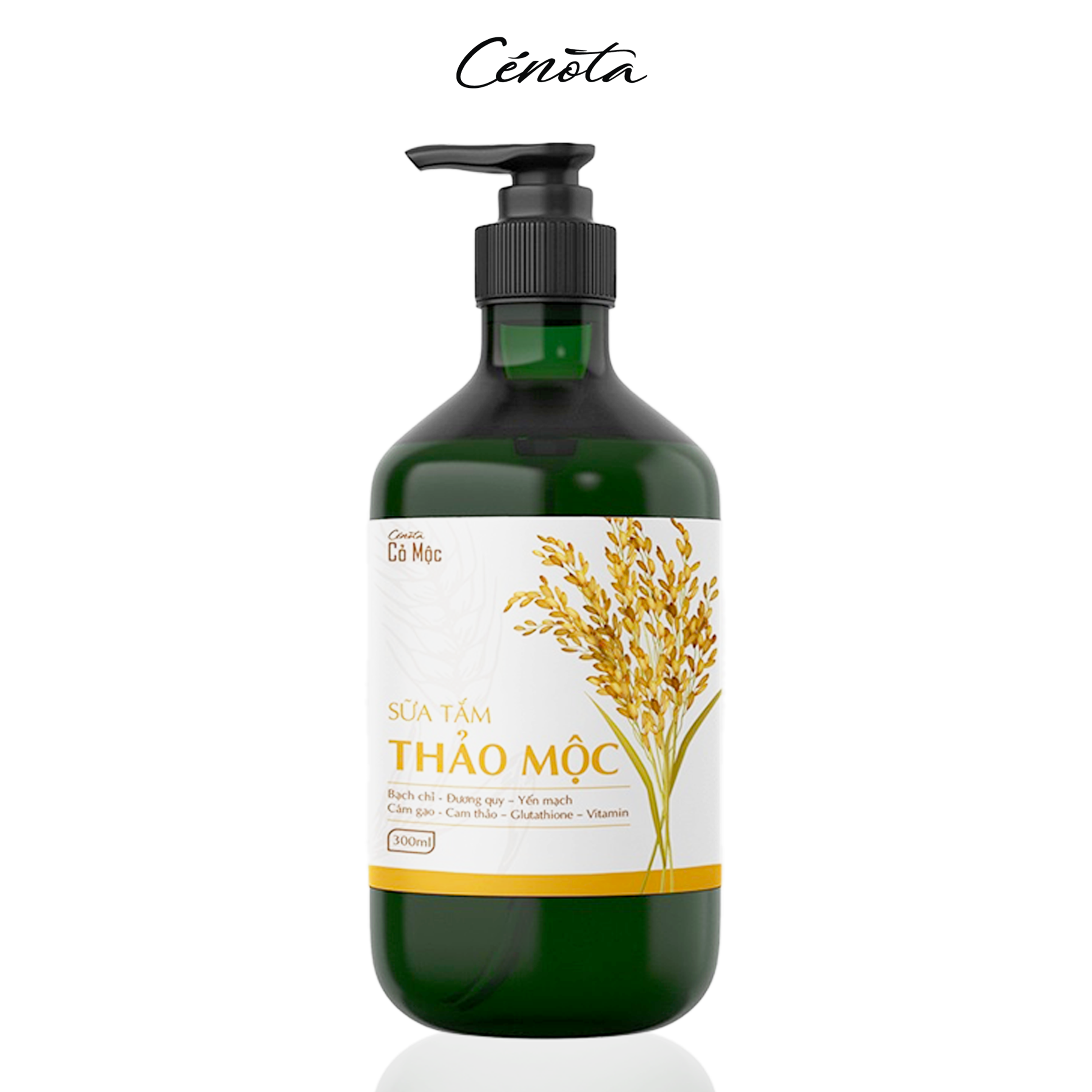 Sữa tắm thảo mộc cenota làm sạch da, giúp da sáng mịn mềm mại 300ml