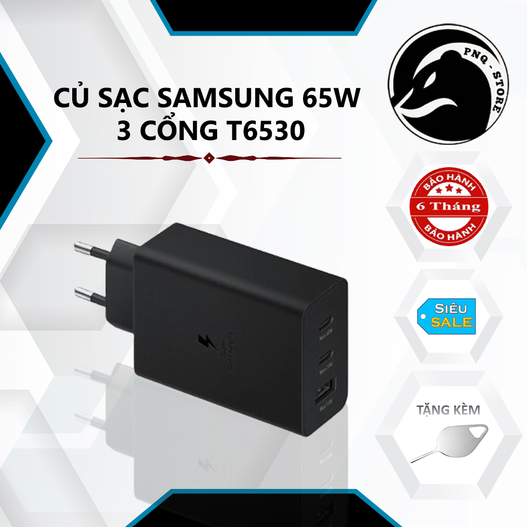 Củ sạc siêu nhanh 65w samsung - chuẩn zin xịn - bh 06 tháng