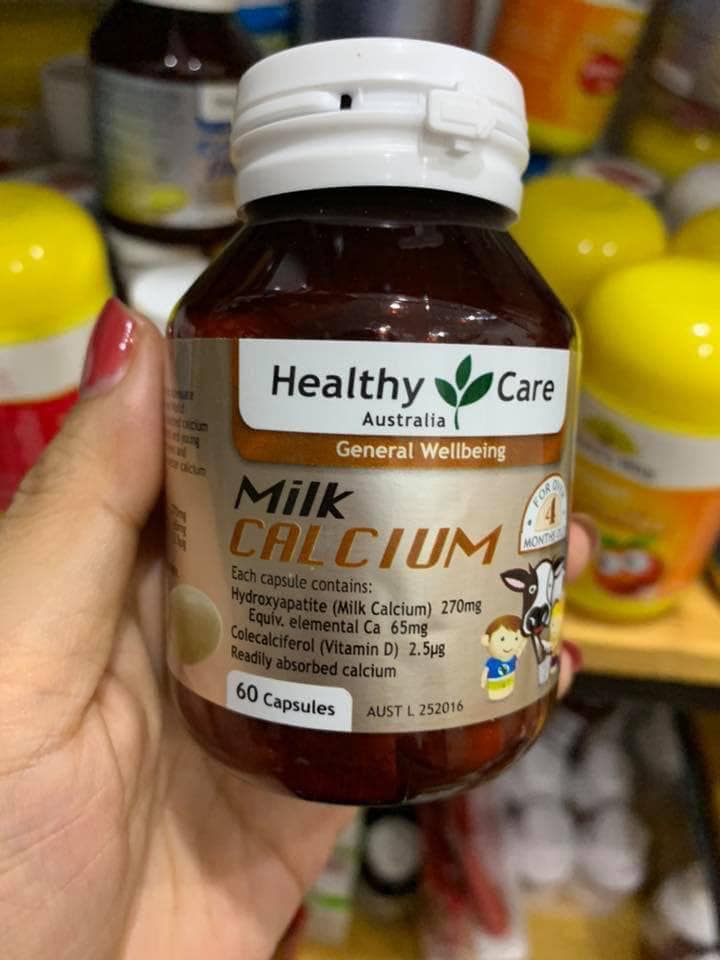Canxi milk healthy care úc cho bé