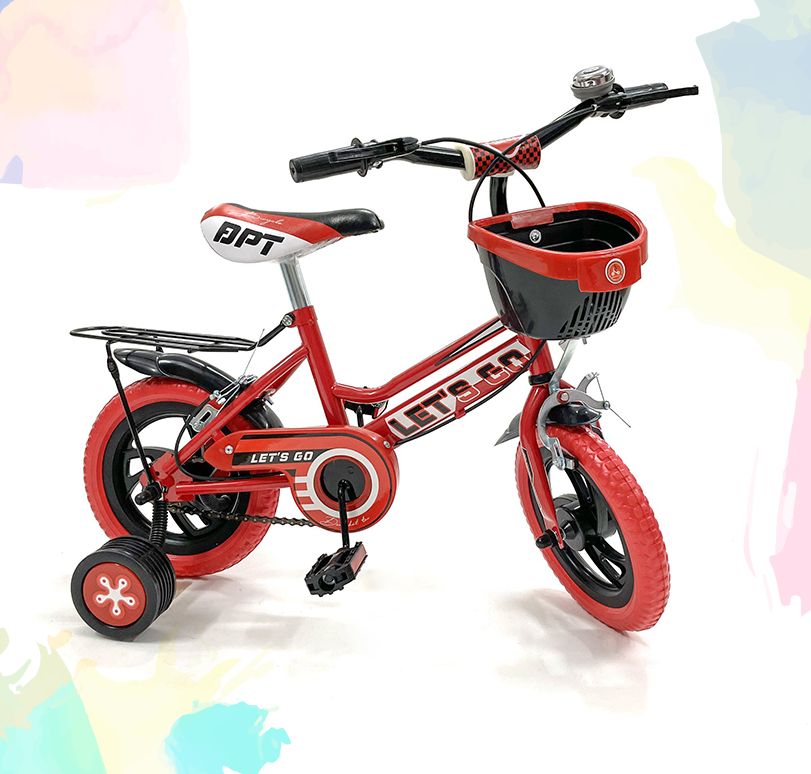 Xe đạp trẻ em 2 bánh Les't Go cho bé trai, gái 2-3-4-5 tuổi Size 12-14inch