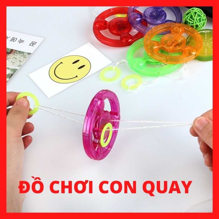 [Hàng Mới] Đồ Chơi Bánh Xe Con Quay Kéo Dây Cót Có Đèn Phát Sáng Độc Đáo Dành Cho Các Bé