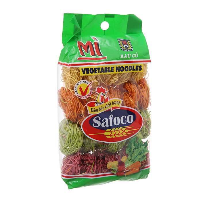 Mì rau củ safoco sợi nhỏ 500g - sibmart - sm0424