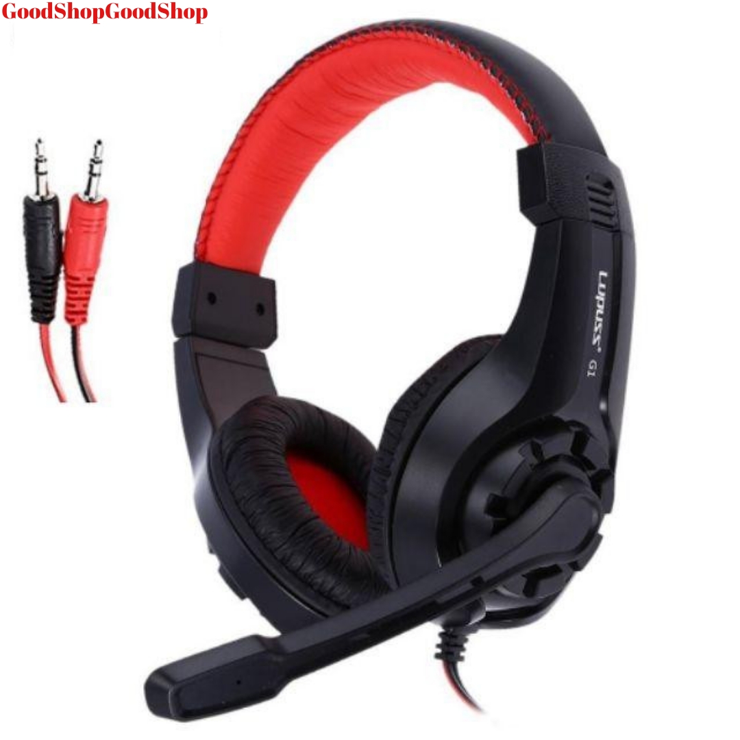 TAI NGHE GAME THỦ CHỤP TAI LUPUSS G1 CÓ MIC ĐÀM THOẠI, SÀNH ĐIỆU, ÂM THANH CỰC CHẤT ( dùng tốt cho cả điện thoại và máy tính )