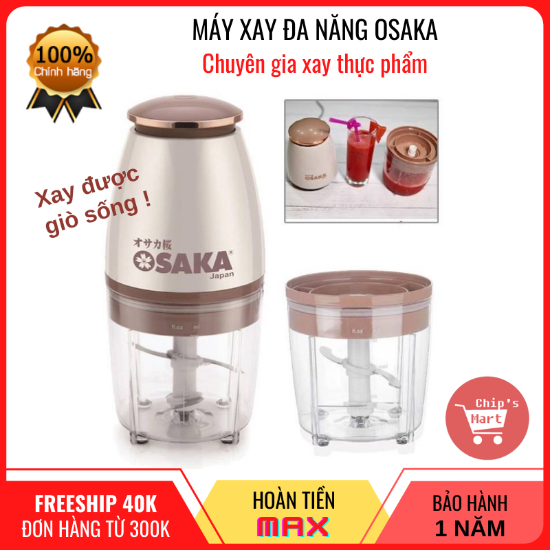 [Xay được giò sống] Máy xay đa năng Osaka Japan 2019 - Mẫu mới nhất - Chuyên gia xay thực phẩm