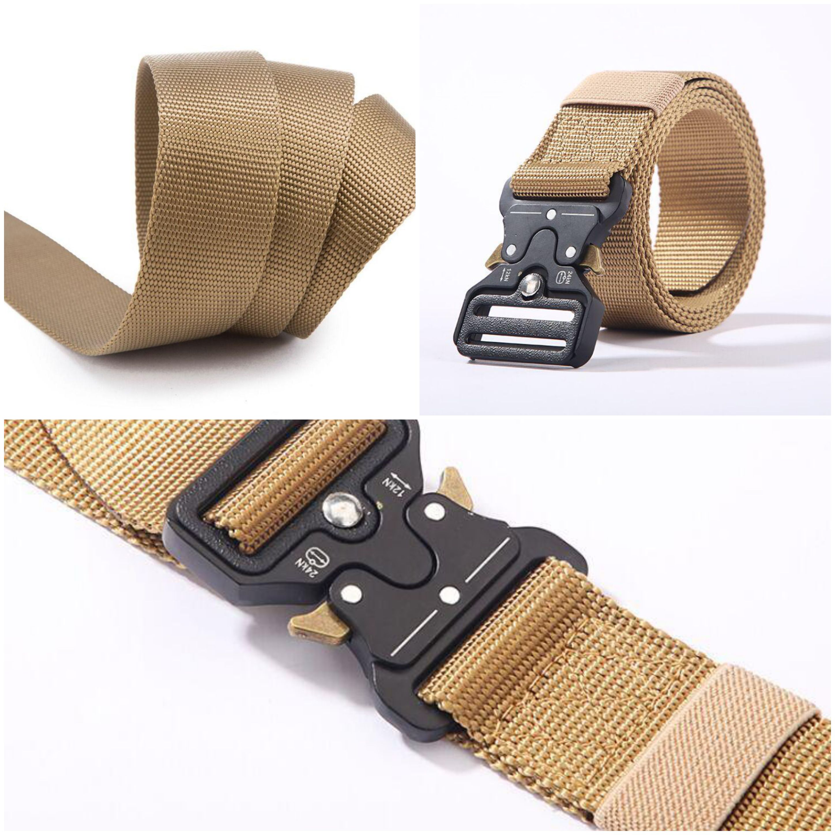 dây lưng vải dù có video thực tế A020