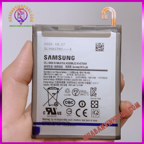 Pin samsung a750 / a10 / m10 eb-ba750abu,dung lượng 3300mah / bảo hành 12 tháng - mbvp.com