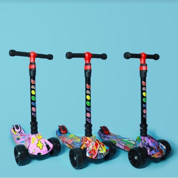 [HCM]Xe Scooter GRAFFITI Xe Trượt Trẻ Em Có Đèn Có Nhạc Xe Scooter GRAFFITI Xe Trượt Trẻ Em Có Đèn Có NhạcXe Scooter GRAFFITI Xe Trượt Trẻ Em Có Đèn Có Nhạc HoạXe Trượt Trẻ Em Có Đèn Có Nhạc Hoạ Tiết ...