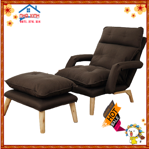 Ghế lười sofa có đôn mẫu mới đa năng, ghế xem phim uống trà thư giãn, ghế bành tựa lưng thư giãn nhiều màu, ghế sofa giường đơn giá rẻ