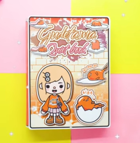 Ngôi nhà búp bê giấy Toca Boca - Ngôi Nhà Gudetama