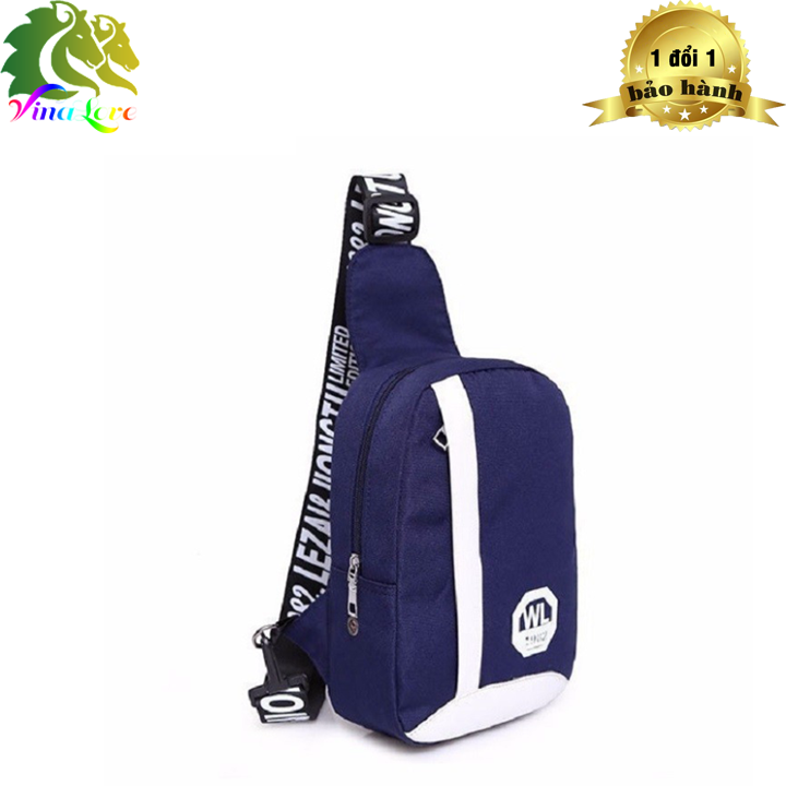 Túi đeo chéo canvas HARAShop HR105 ( kéo sau)