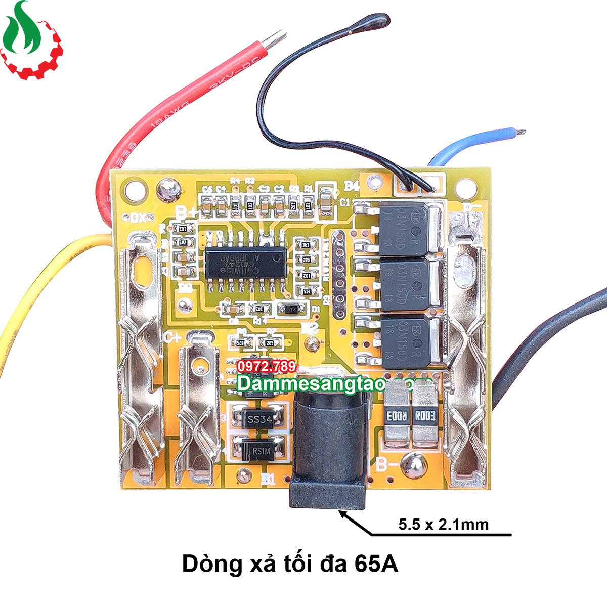 Mạch pin Makita 4S 65A 14V sạc adapter bảo vệ pin Li-ion 3.7V