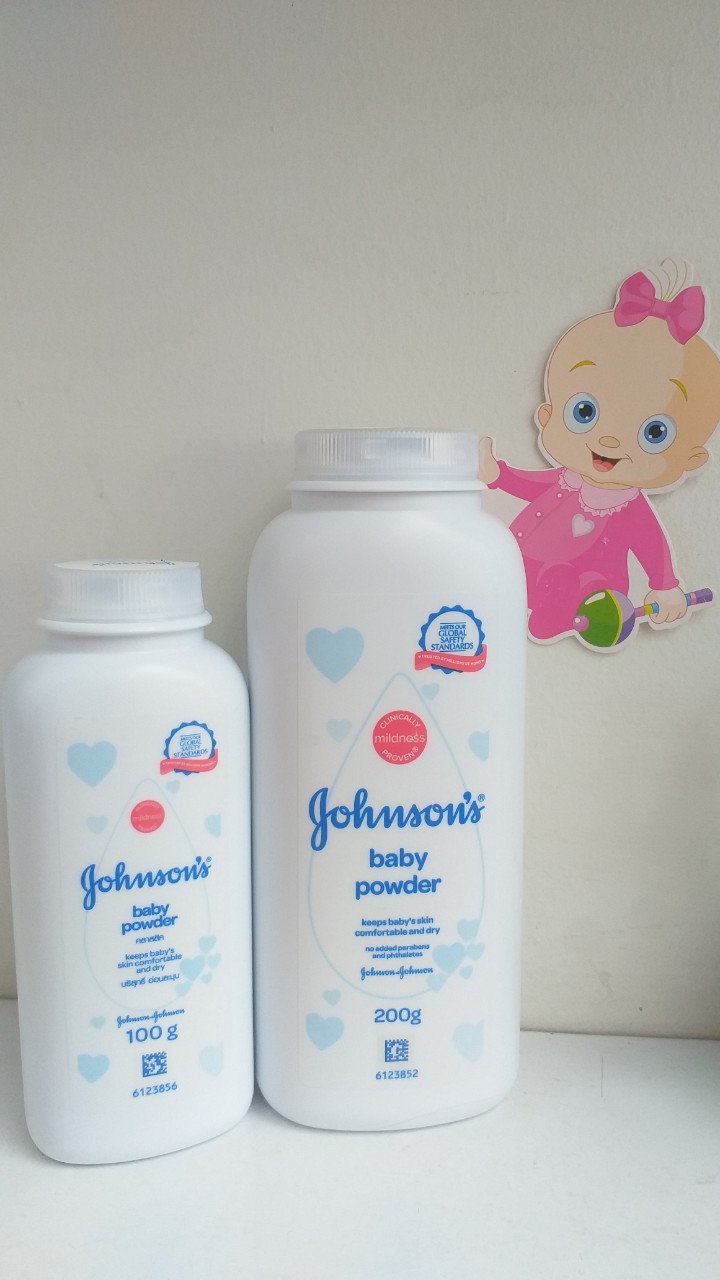 Phấn thơm johnson's baby chai trắng 100g / 200g cho bé - levystore - thegioihangnhap