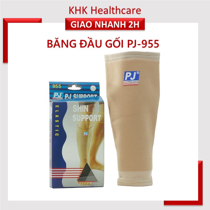 Băng bảo vệ bắp chân pj-955 màu da 1 chiếc/hộp - khk healthcare