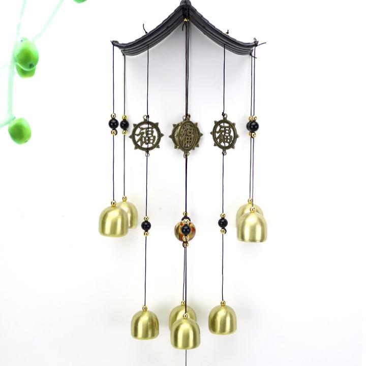 Chuông gió phong thủy,chuông gió phước lành 8 chuông cầu bình an và tài lộc -206747 -Phong Thuỷ Thành Long
